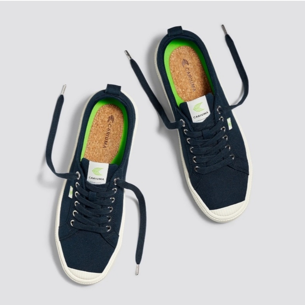NIB Cariuma OCA Low Navy Canvas - Size 11.5 - Picture 5 of 5